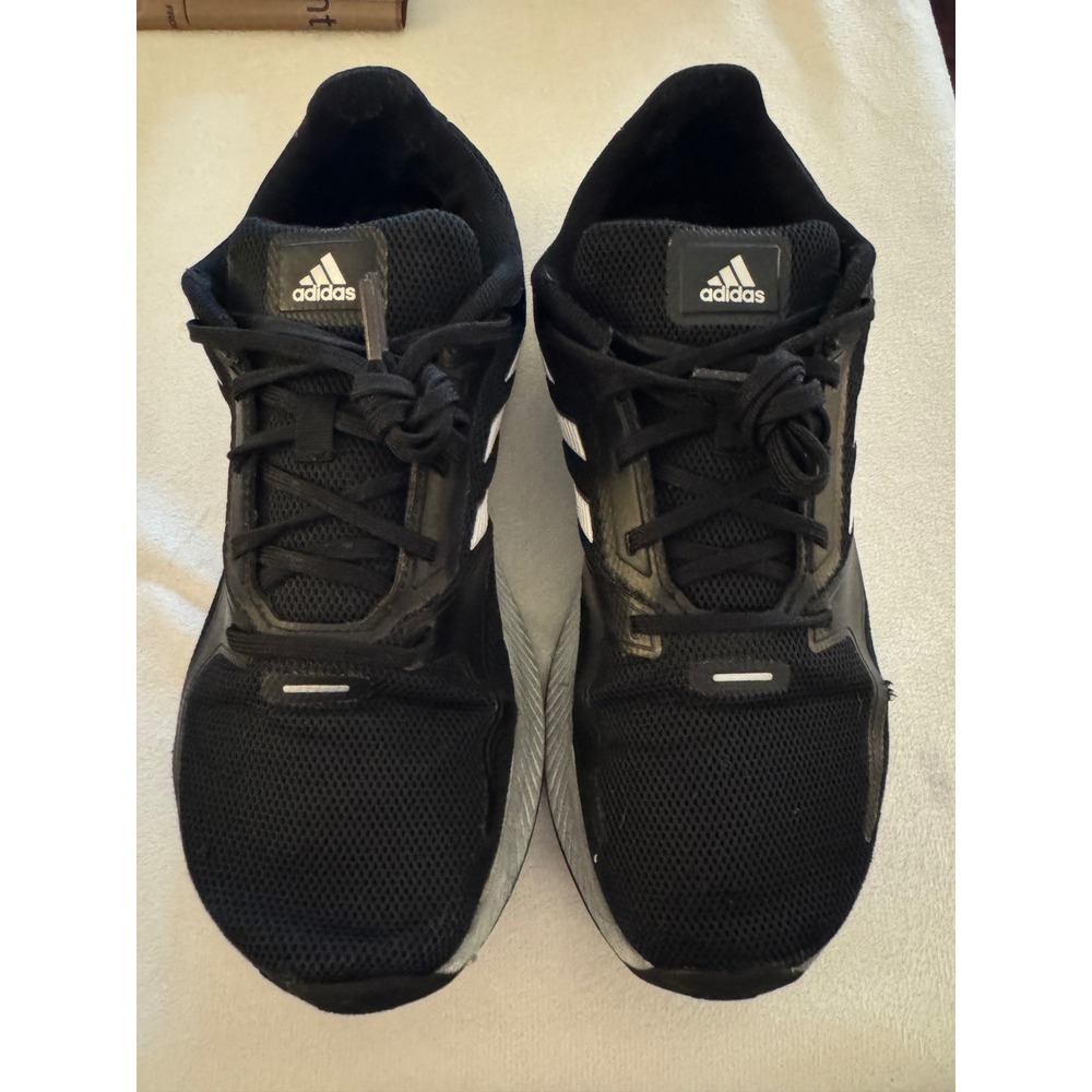 Adidas Runfalcon 2.0 Mens 7.5 Womens 8.5 Running Shoes Black White - Picture 4 of 5